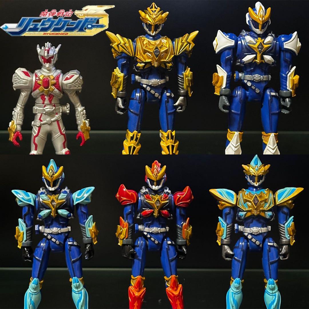 【激レア】魔弾戦記リュウケンドー　フィギュアセット