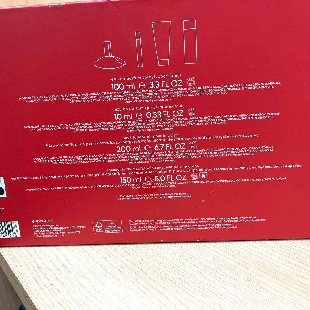 ▼カルバンクライン　香水　ギフトセット＜新品未開封＞