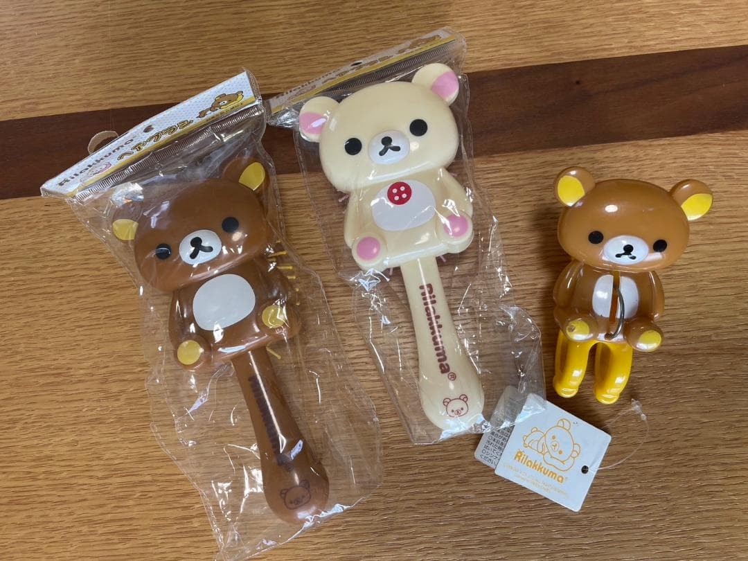 新品☆未使用 人気＆レア リラックマ＆コリラックマ☆ ヘアブラシセット＋おまけ