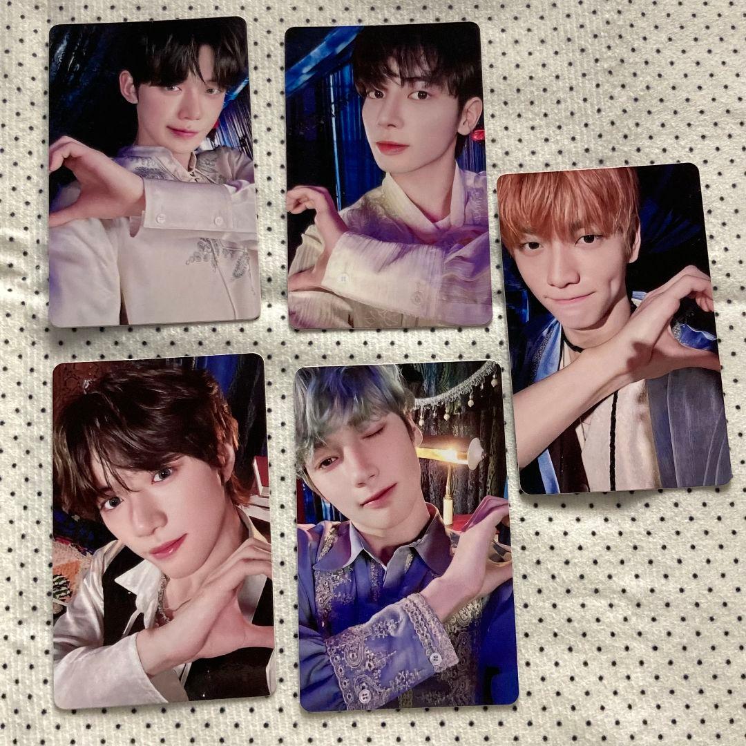 TXT FC 2024 membership アンケ一ト トレカ 5枚 セット