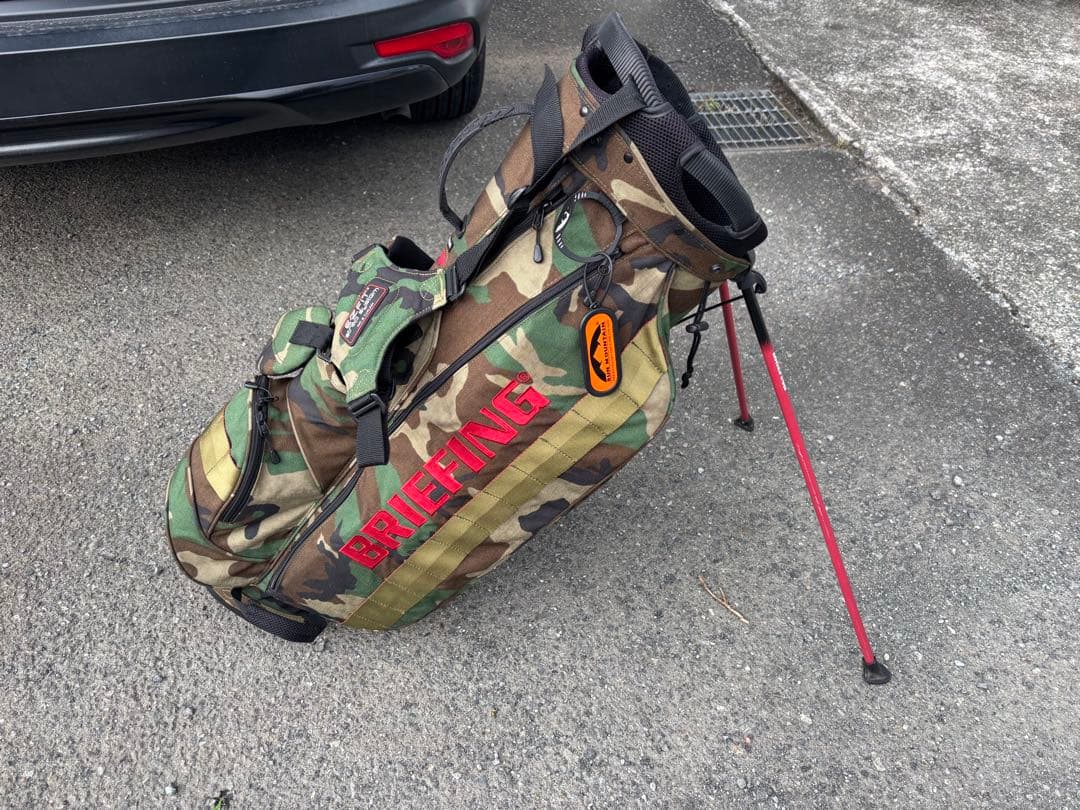 BRIEFING 迷彩 キャディバッグ