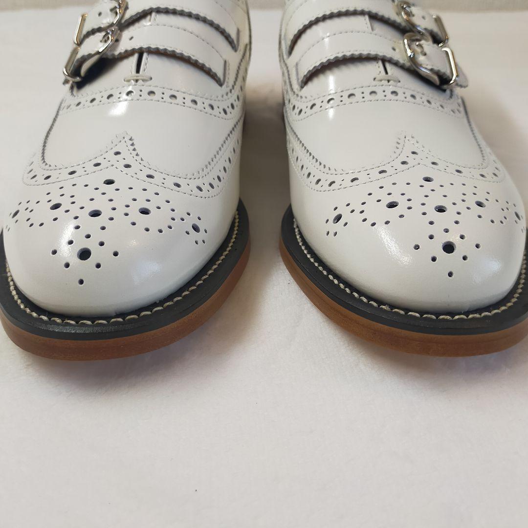 リーガル　ウィングチップ　ダブルモンクストラップ　メダリオン 24cm 未使用品