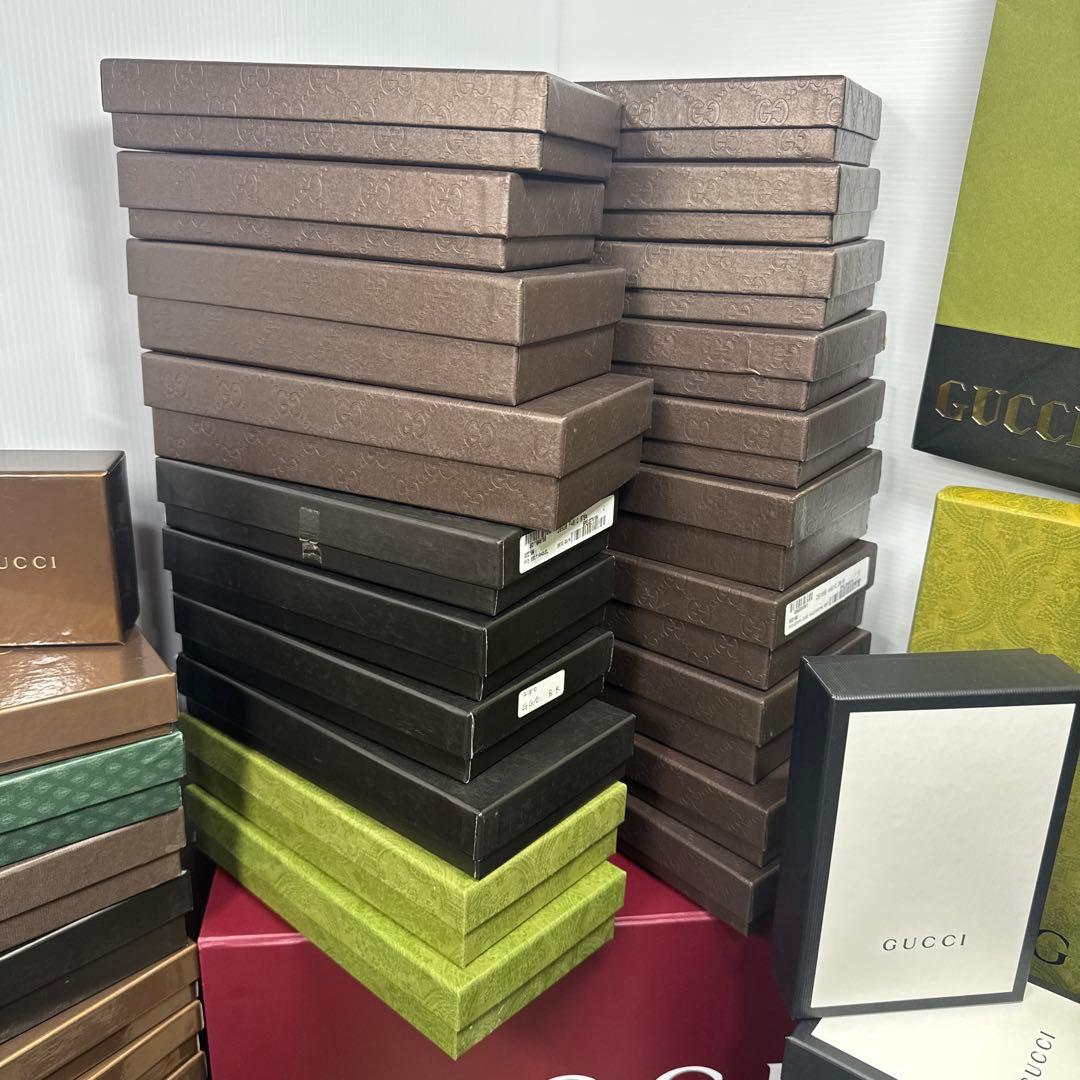 値下済GUCCI グッチ超超大量 空箱54 保存袋ショッパー 他 約80点まとめ