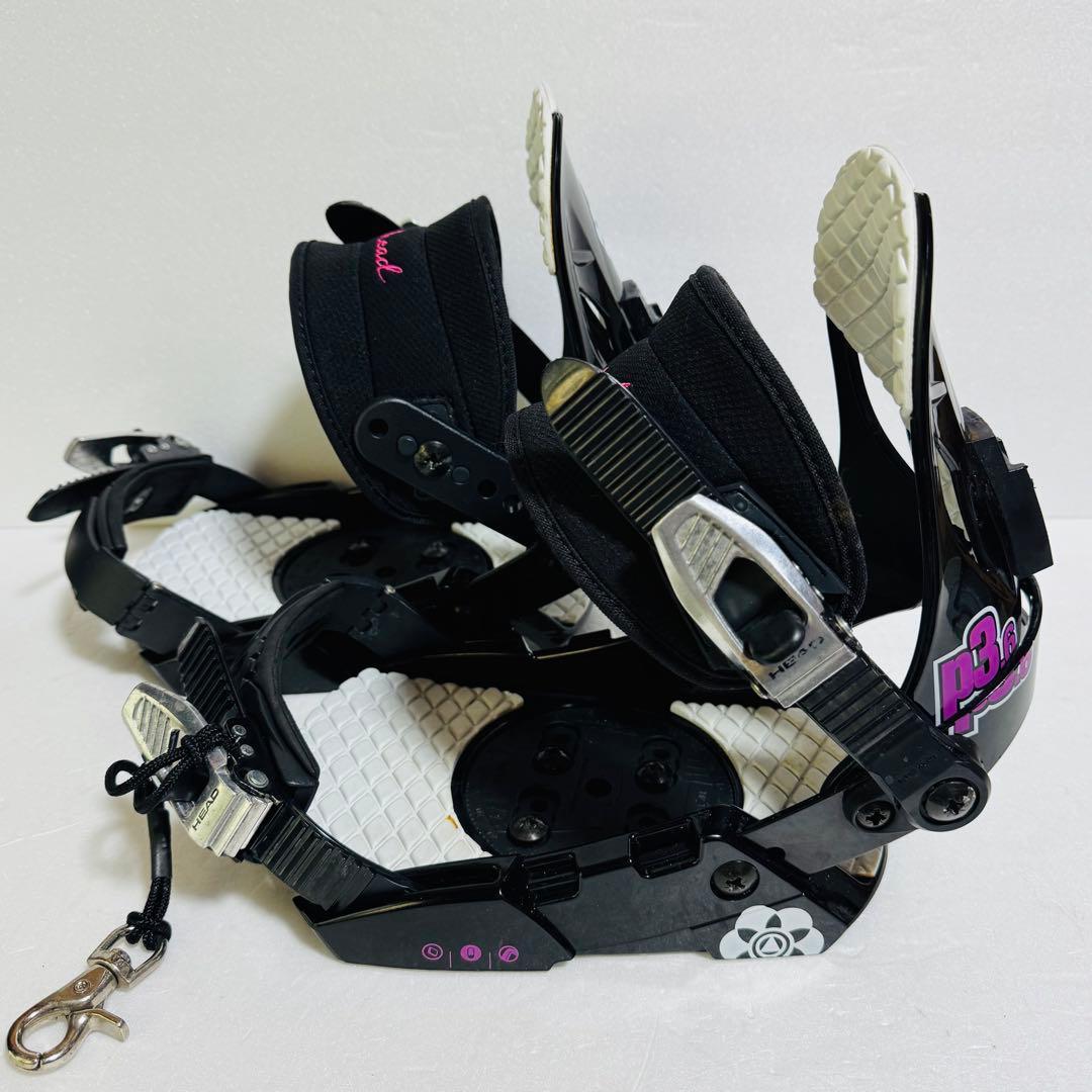 sサイズ　head スノーボードビンディング 黒/白初心者女性レディース