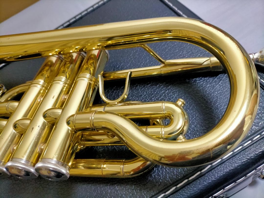 g*a様 【ベル傷あり】マルカート コルネット本体 ゴールドラッカー ケース付き