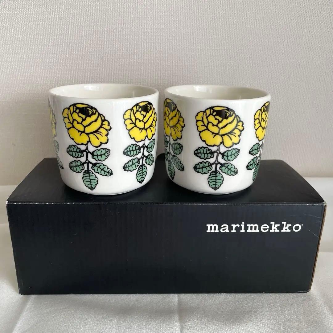 マリメッコmarimekko カフェカップ　 2個セットヴィヒキルース　レア品