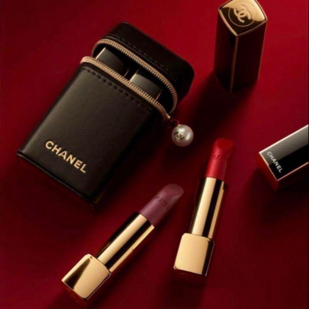 【新品】CHANEL ROUGE ALLURE VELVET 2個リップ＆ポーチ