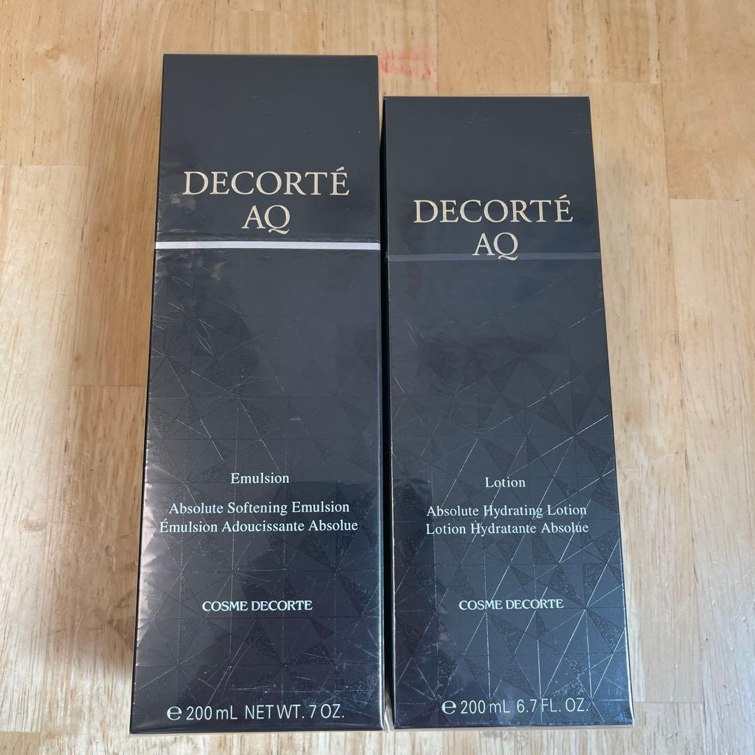 お得コスメデコルテ　AQ ローション&エマルジョン　新品未使用