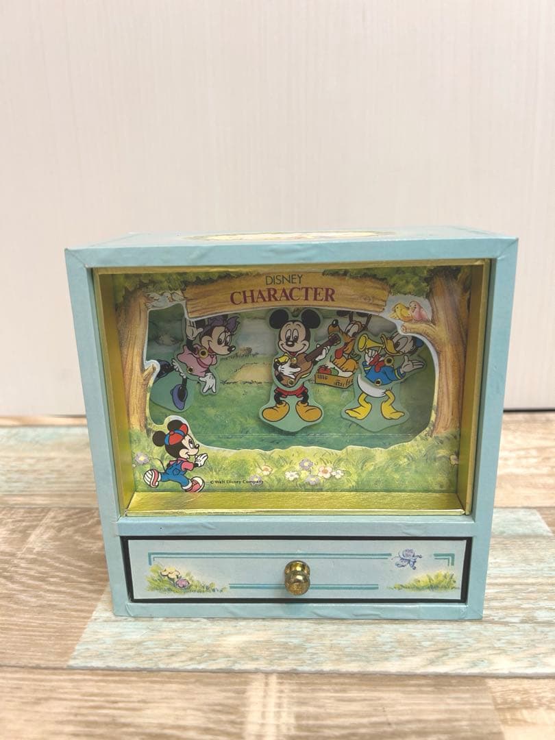レア　ディズニー　ミッキー　ミニー　オルゴール　ウォルトディズニー　レトロ