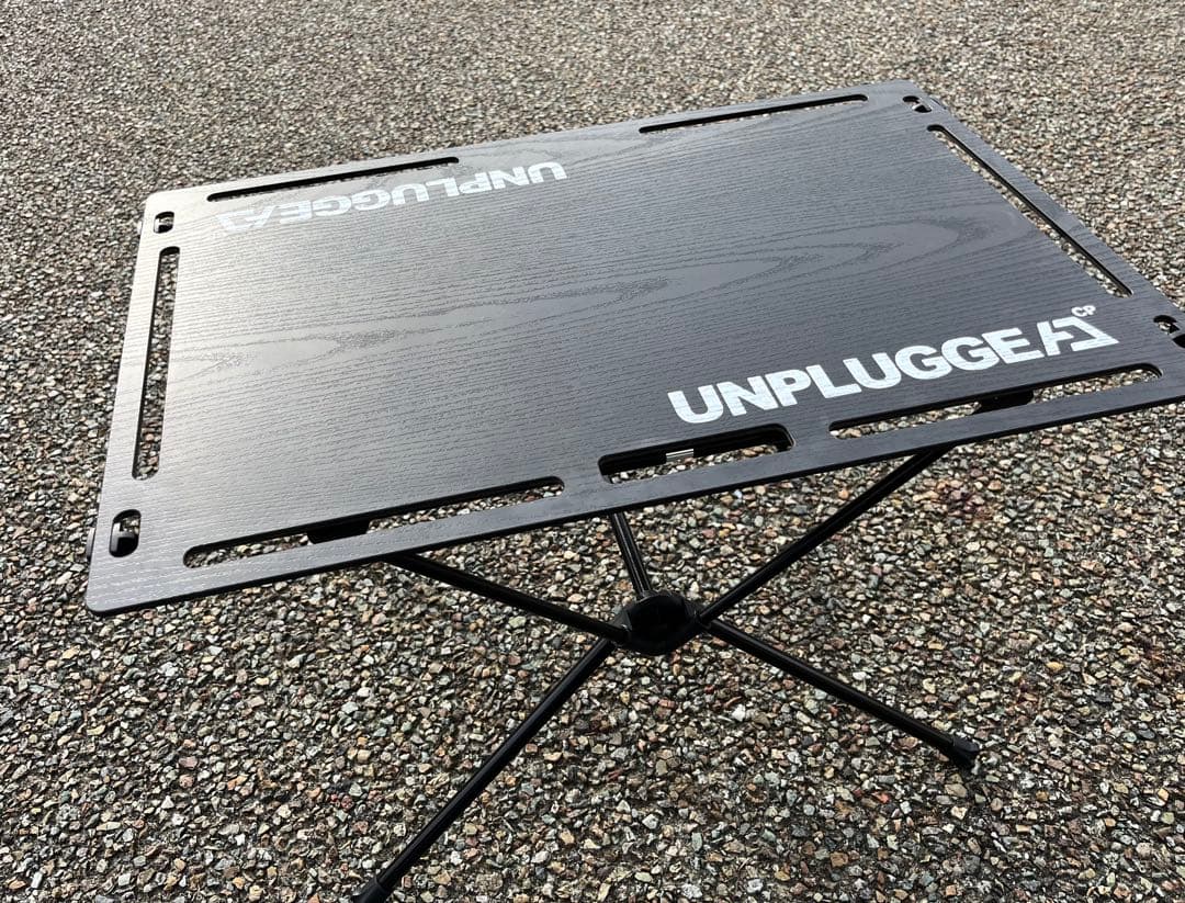UNPLUGGED CP アンプラグドキャンプ　レクタテーブル　ブラック