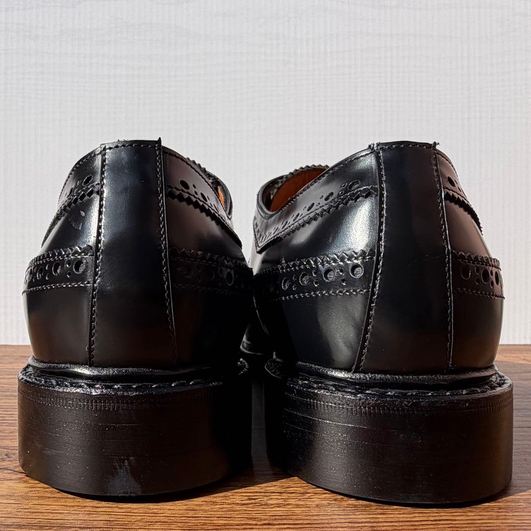 【新品】ジャランスリウァヤ ウィングチップ 26cm ブラック 外羽根 革靴①