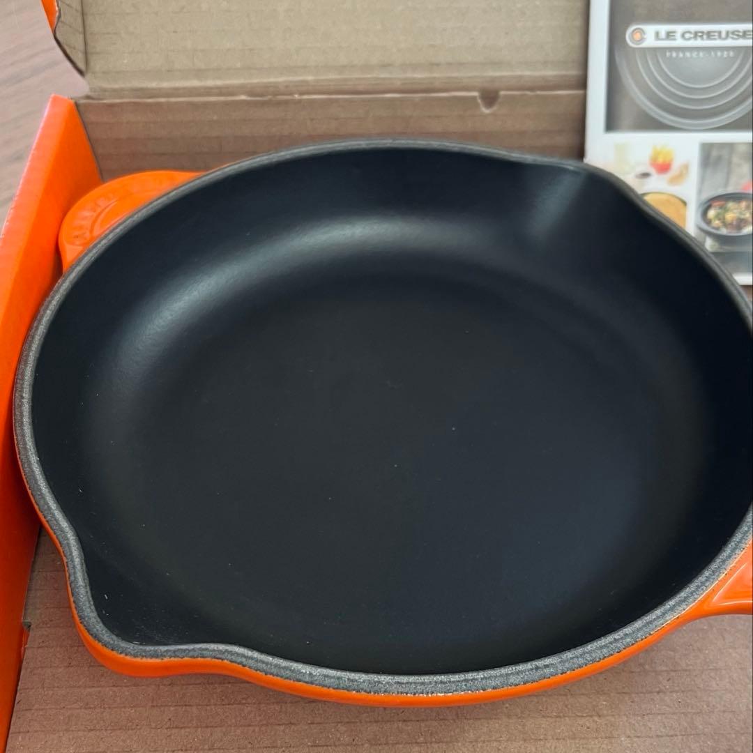 LE CREUSET ルクルーゼ スキレット20cm オレンジ　未使用