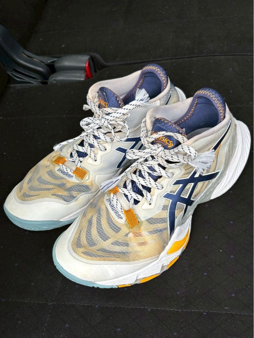 アシックス　メタライズ　25.5cm ザムストソール　バレーボール　西田有志