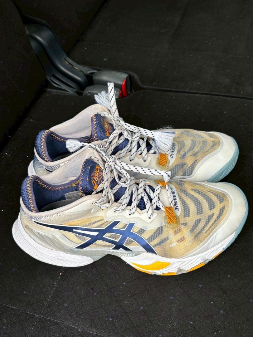 アシックス　メタライズ　25.5cm ザムストソール　バレーボール　西田有志