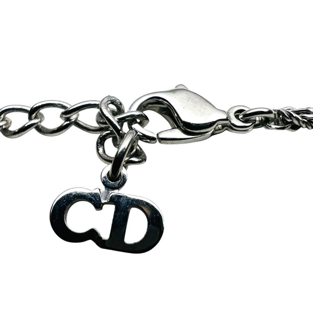 【極美品】Dior ネックレス フィリグリー 2連ストーン ヴィンテージ レア品