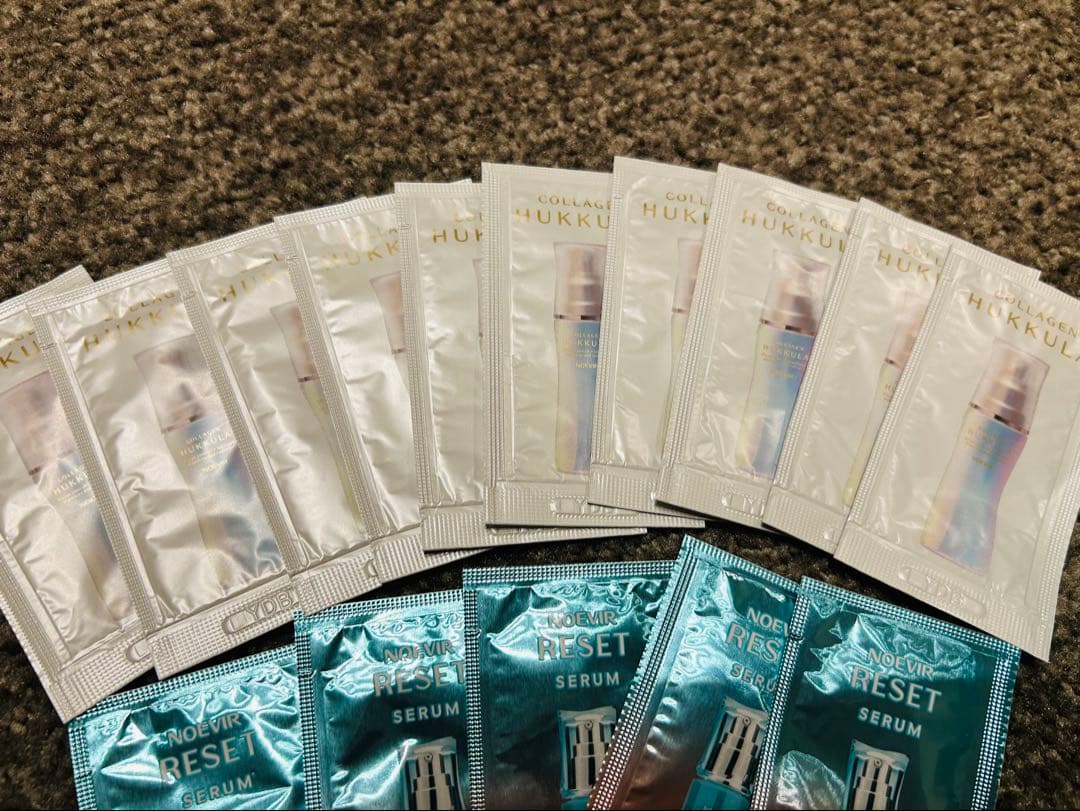 ノエビア　リセットセラム　45g 美容液　おまけ　フックラセラム　リポソーム