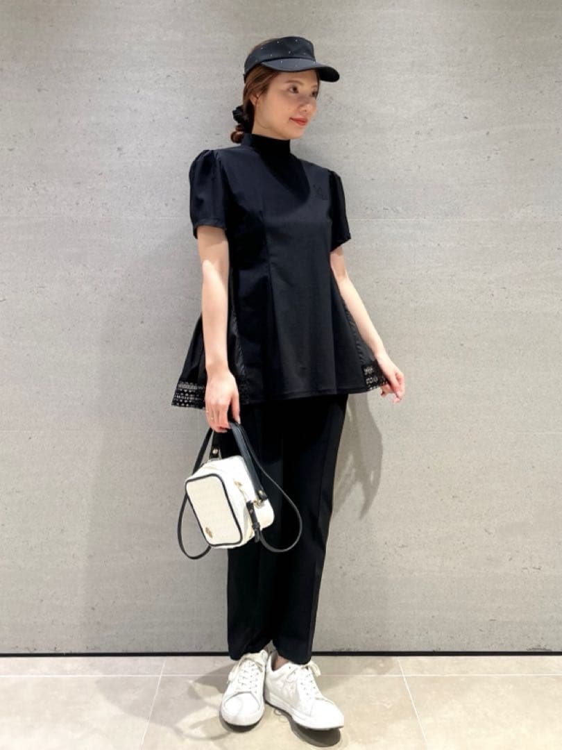 154 【CELFORD GOLF】フリルポケットストレッチパンツ