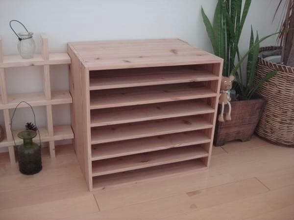 りり★送料無料★木製9段書類棚