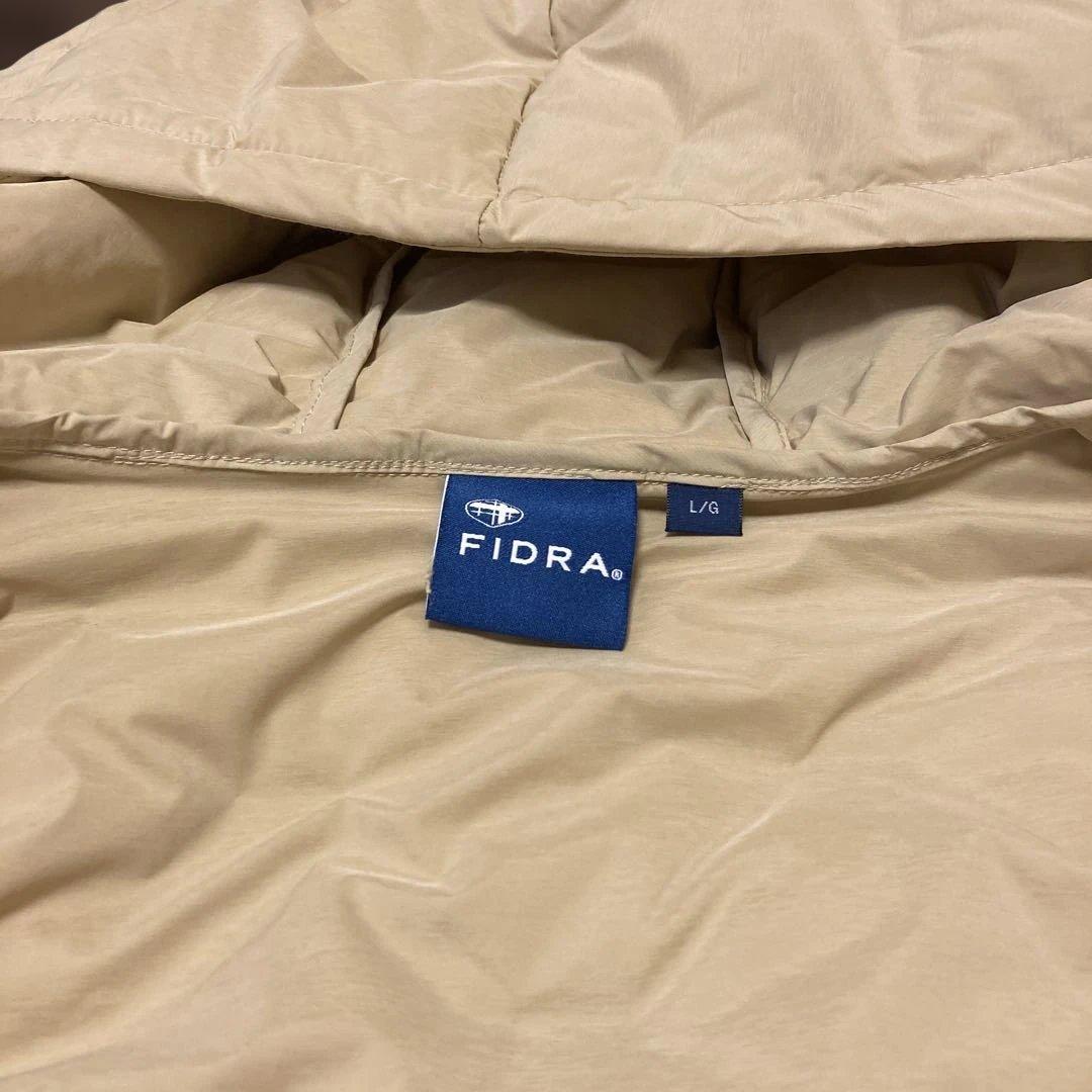 フード付きキルティングロングベスト