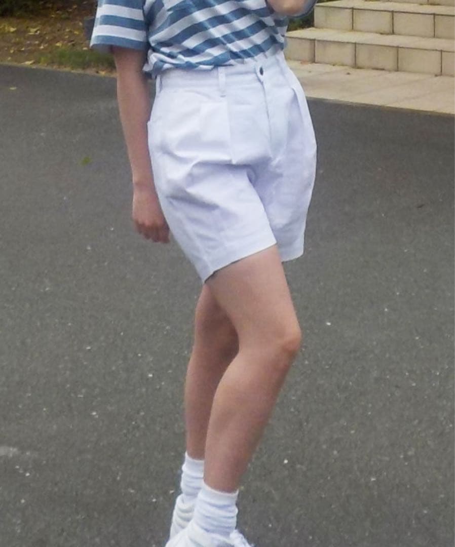 Tostalgic Clothing ショートパンツ　レトロ　ホワイト