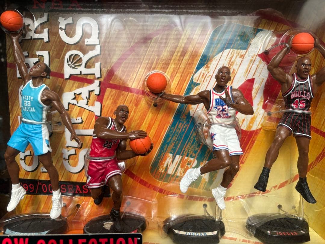 米MATTEL社 マイケルジョーダン フィギュア4体セット