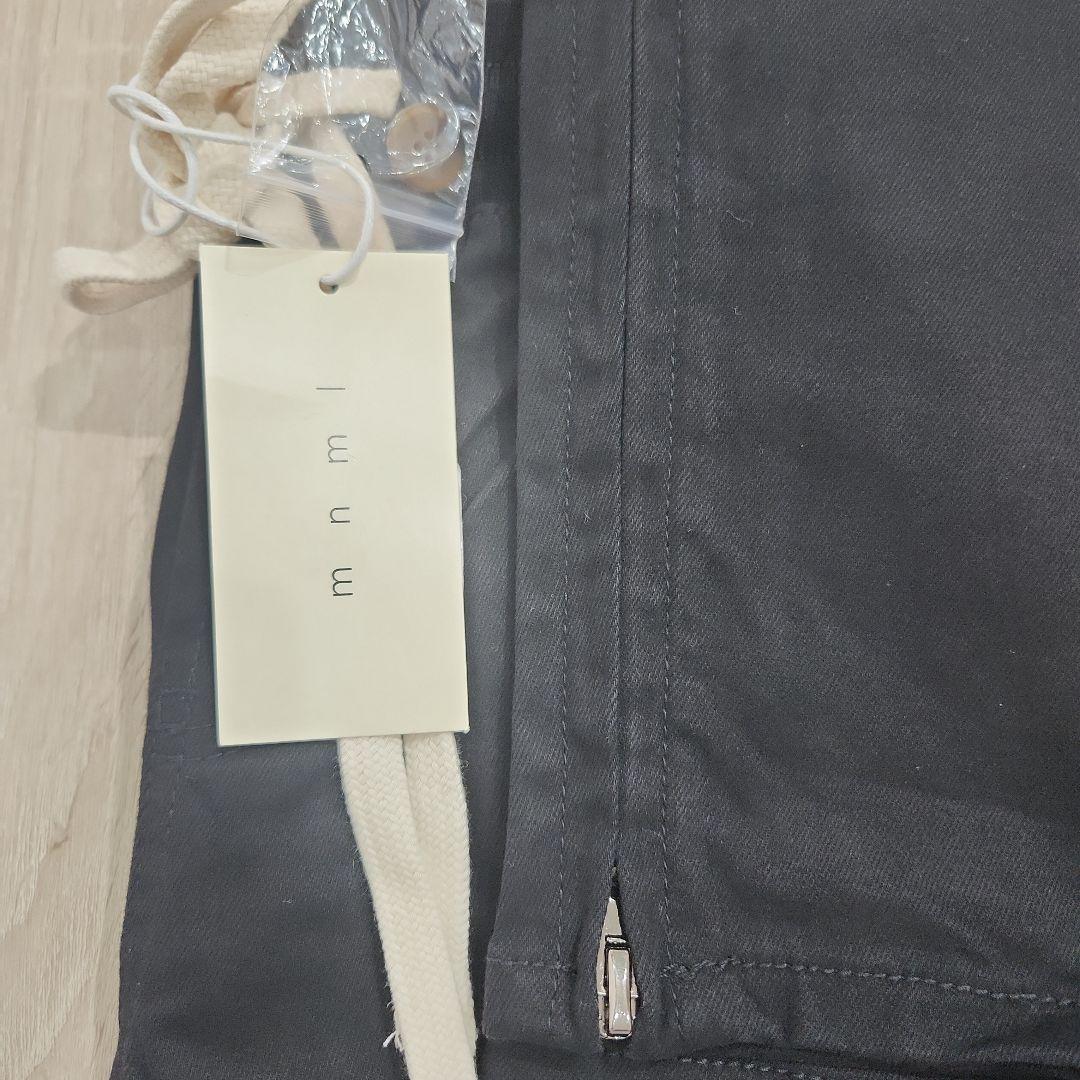 パンツ mnml ZIP CARGO DRAWCORD PANTS / BLACK6