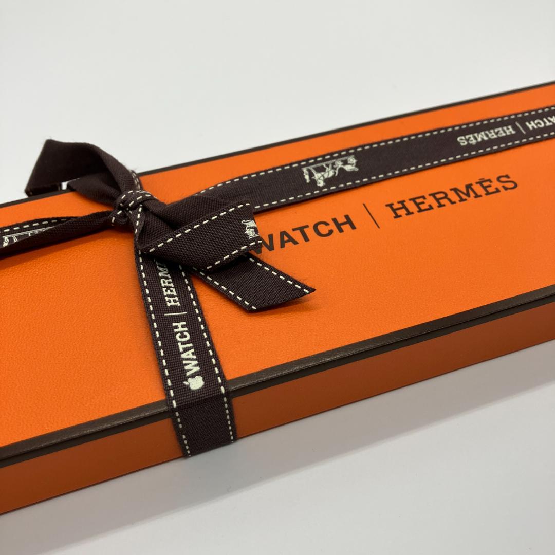 HERMES アップルウォッチバンド KILIM シングルツアー45 NOIR黒