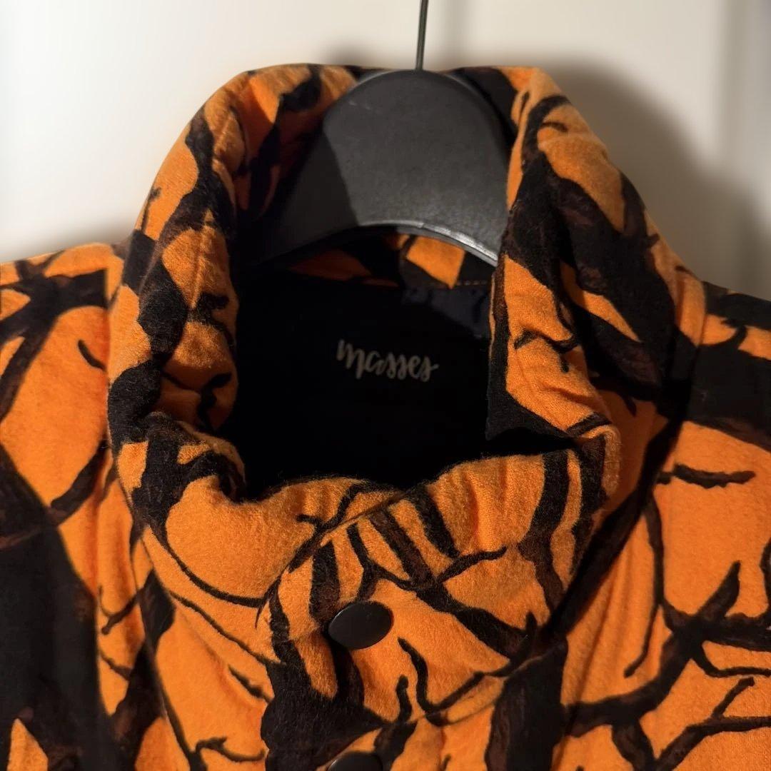 MASSES マシス VEST BLAZE グラフィック　ベスト オレンジ