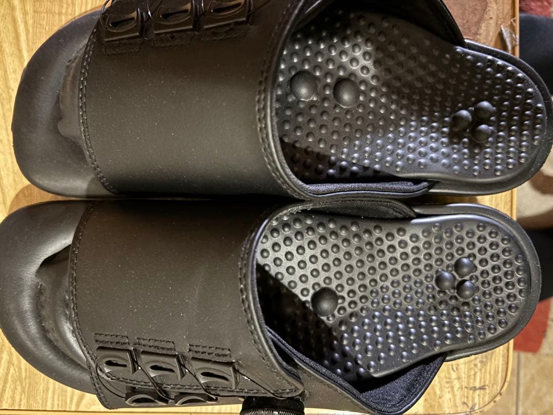 兼子ただし美姿勢サンダルDX 黒L-LL 25-28