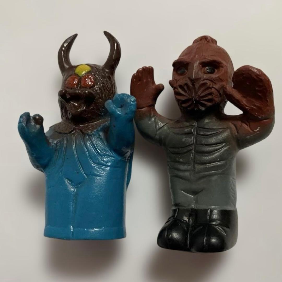 仮面ライダー指人形/ソフビ　10体　昭和　当時もの　東映