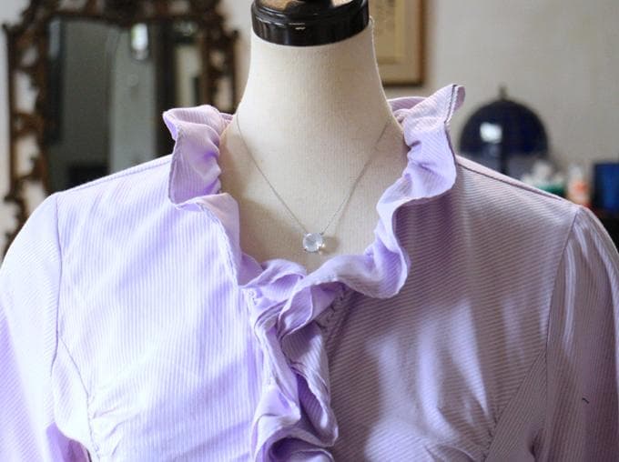 ★スタージュエリー★K18WGムーンストーンネックレス18金ホワイトゴールド