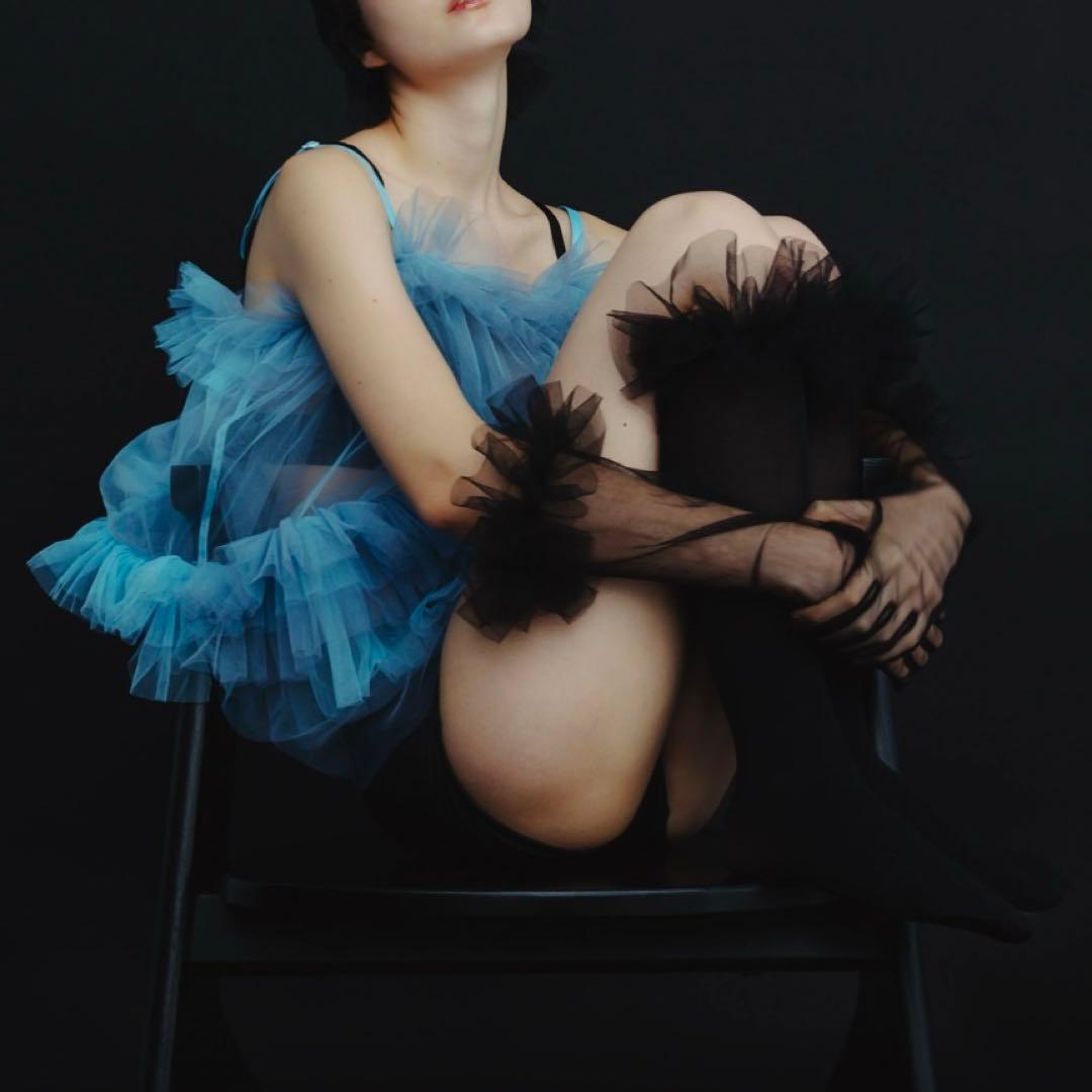 VIVIANO jurk チュール キャミ