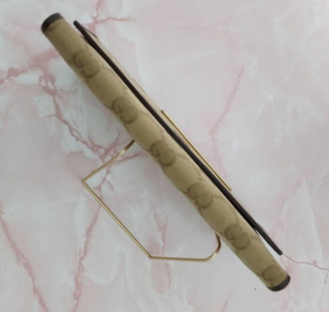 GUCCI グッチ 長財布 GGキャンバス ロングウォレット ベージュ系