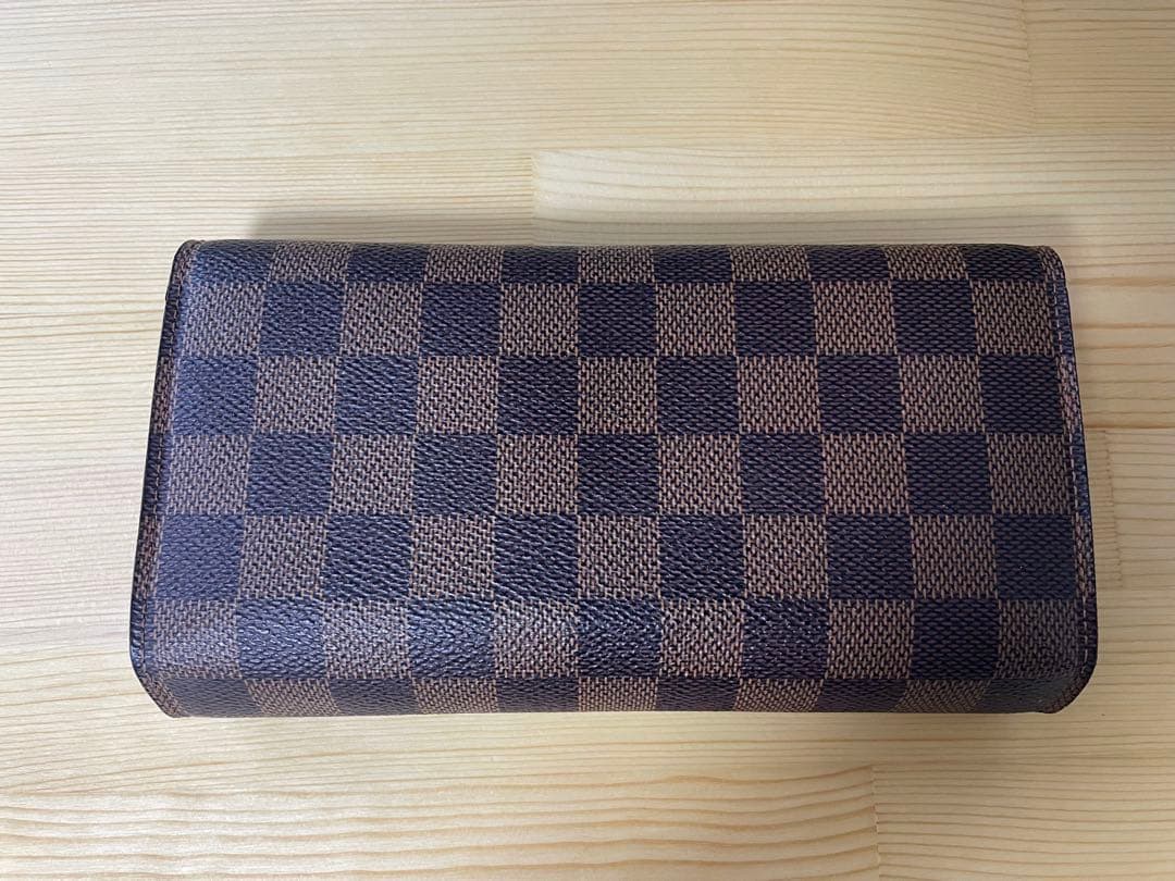 ルイ ヴィトン ダミエ ポルトフォイユ サラ 旧型 ブラウン ダミエ