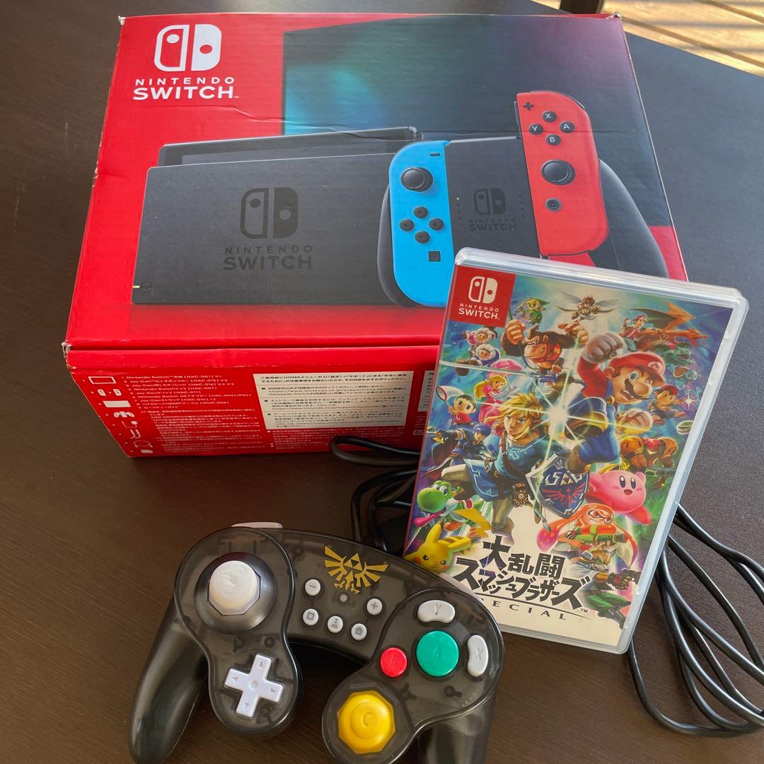 【任天堂】Switch本体、スマブラ、GCコンセット