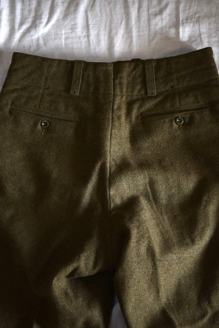 Us vintage ウールパンツ military 60s french