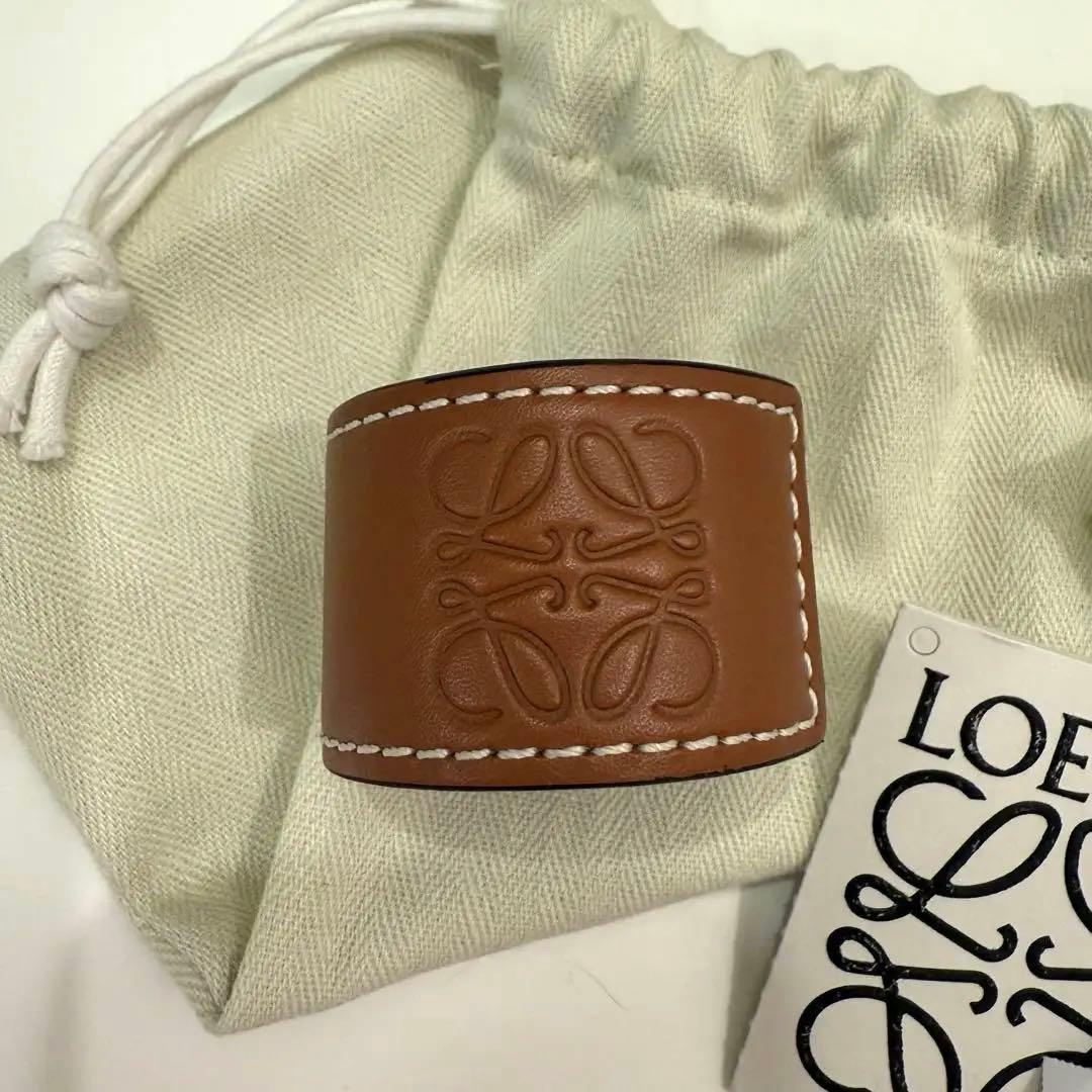 ⭐️最終お値下げ⭐️LOEWE ロエベ レザー バングル 保存袋付き