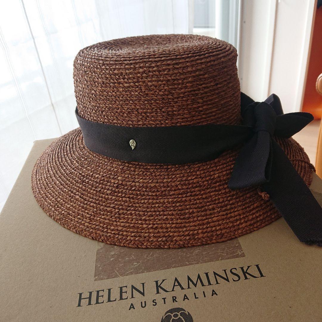 【美品】ヘレンカミンスキー ラフィアハット