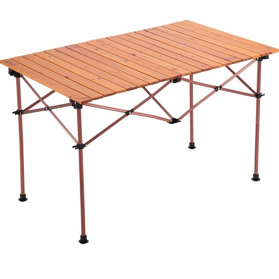 コールマン Coleman ナチュラルウッドロールテーブル クラシック（65）