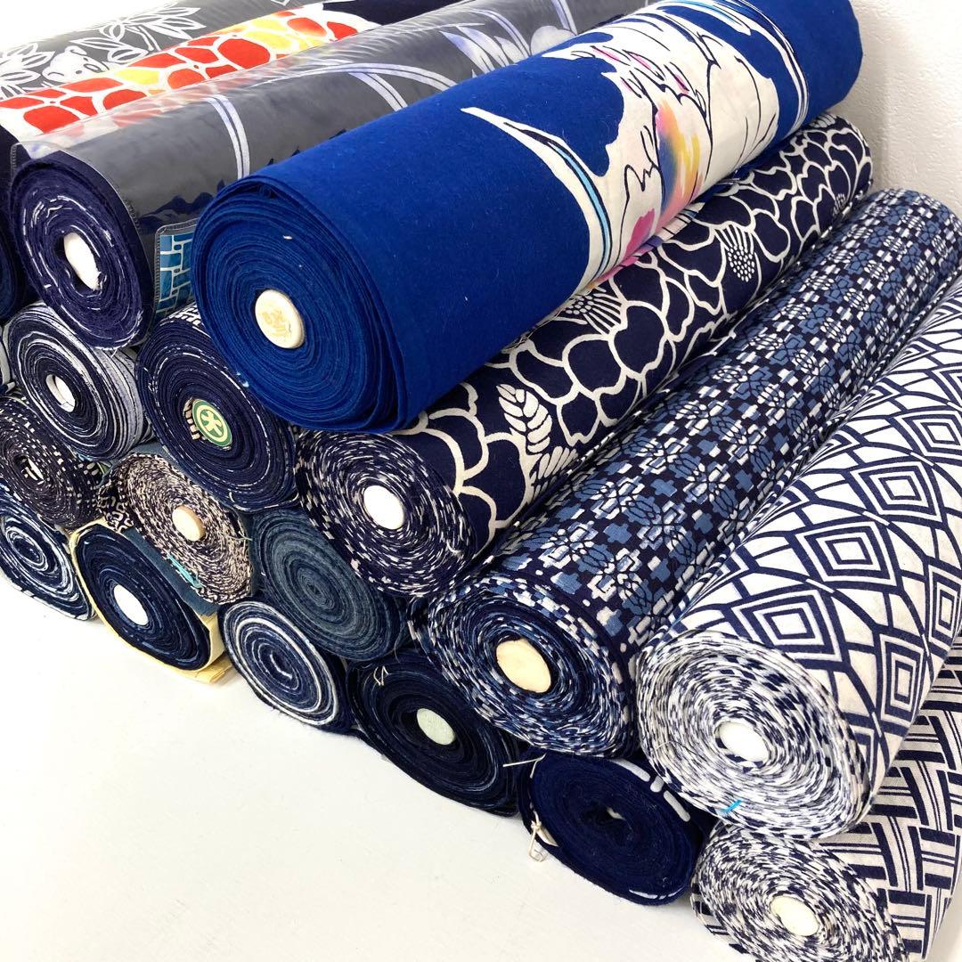 ワカメ 【TAMA屋】全て綿 全て浴衣反物 まとめ26点 TM 1982