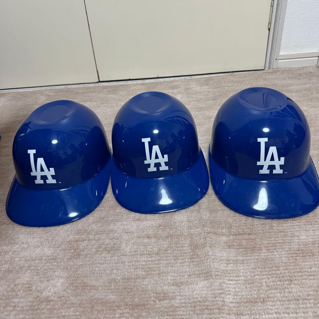 【レア】ドジャース MVPトリオヘルメット3個セット