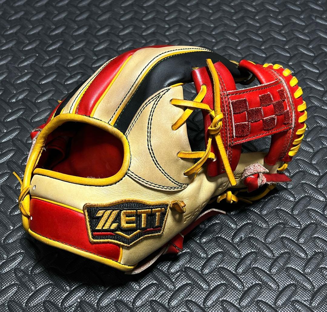 ZETT オーダー プロステイタス 軟式 内野手用 グローブ 今宮健太