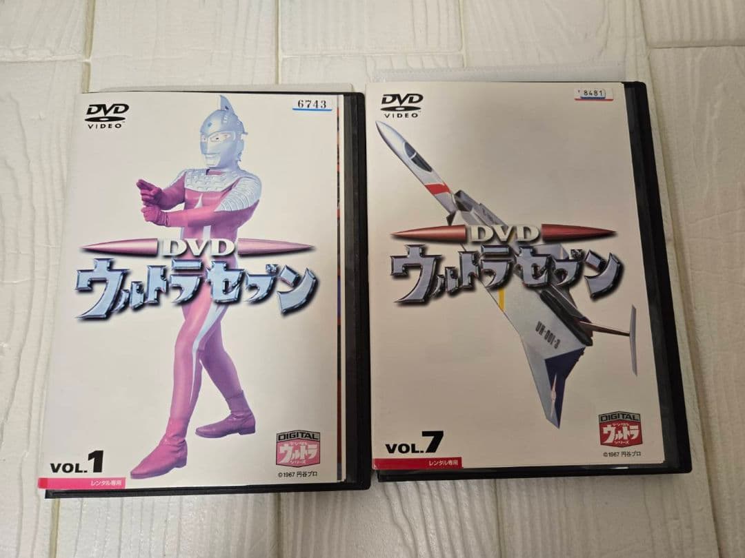 全12巻セット　 ウルトラセブン DVD レンタル