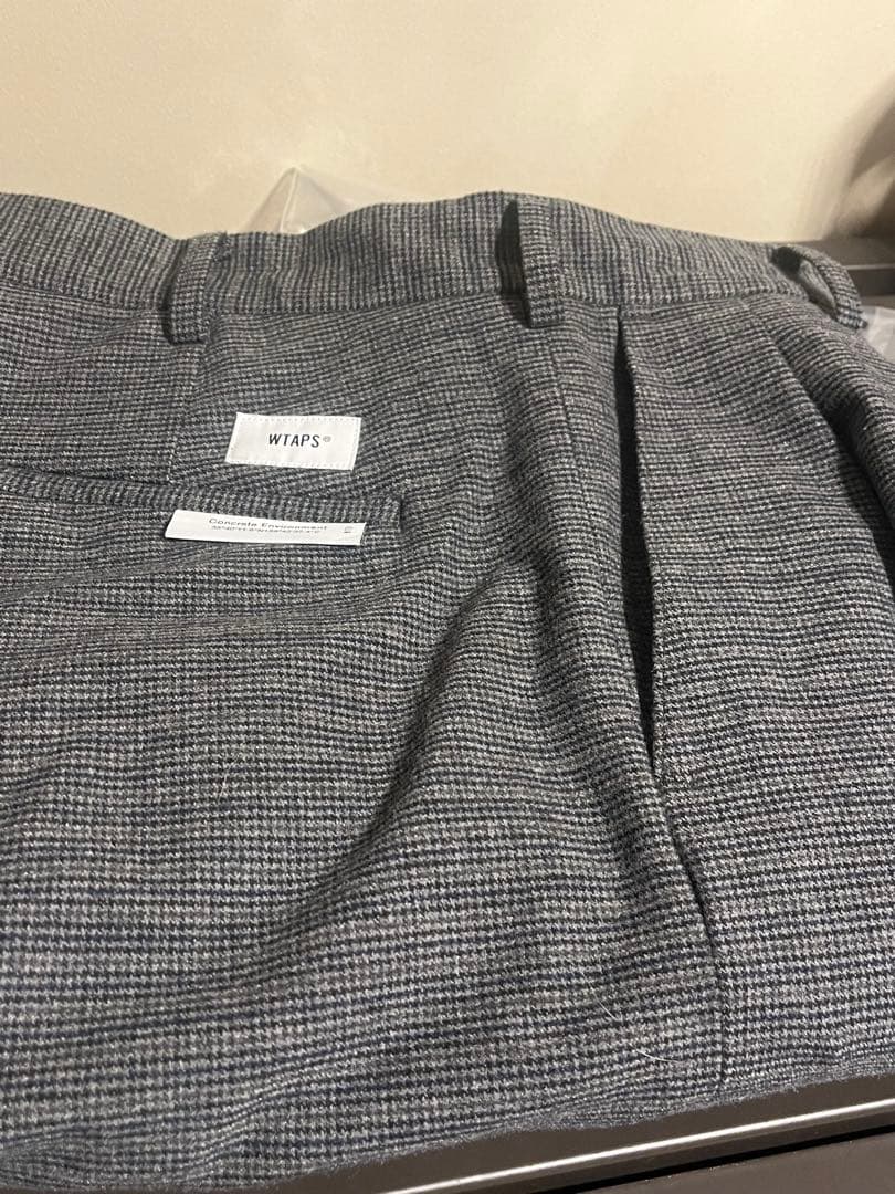 【WTAPS】 TRDT1803 / TROUSERS 03　グレーチェック