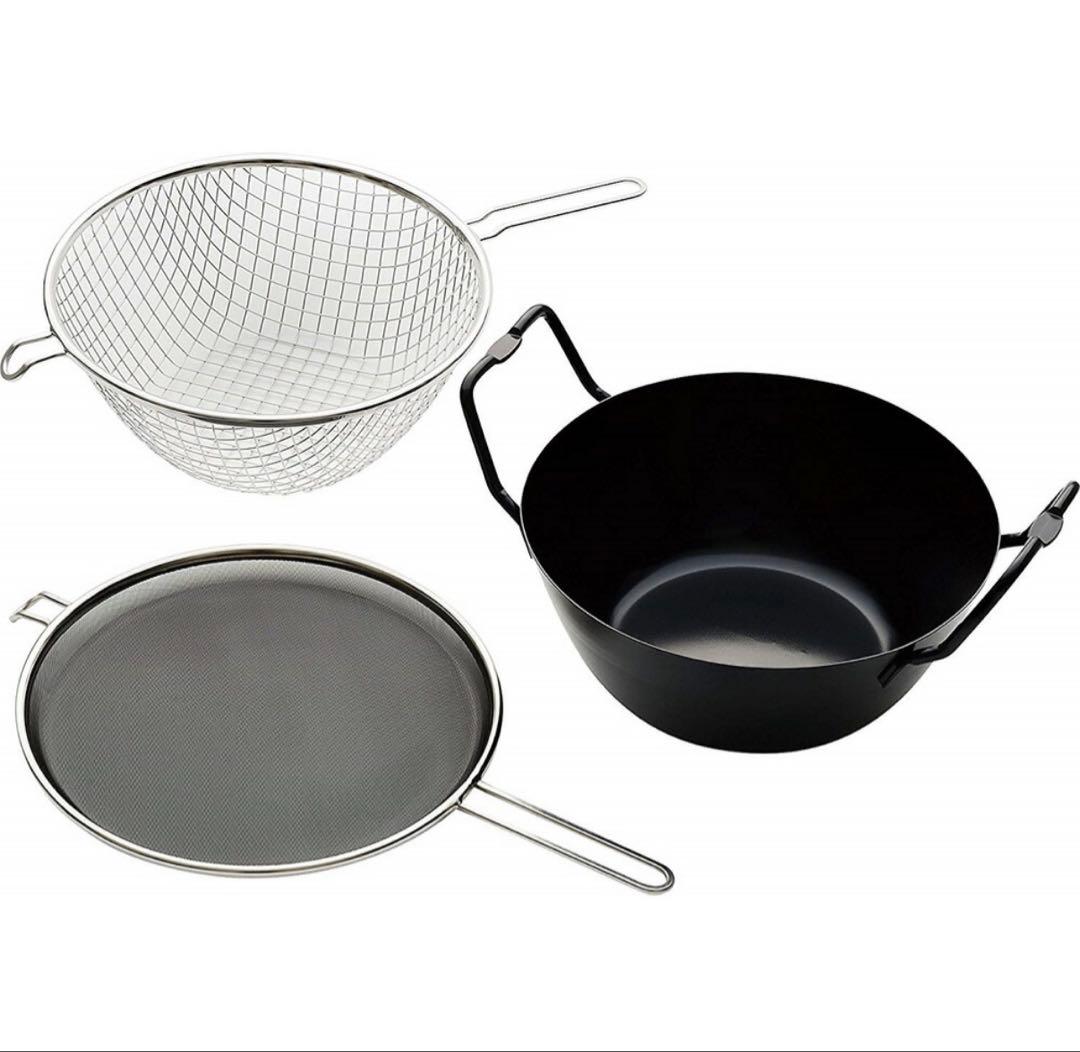 ラバーゼ 揚げ鍋 28cm IH対応 天ぷら鍋