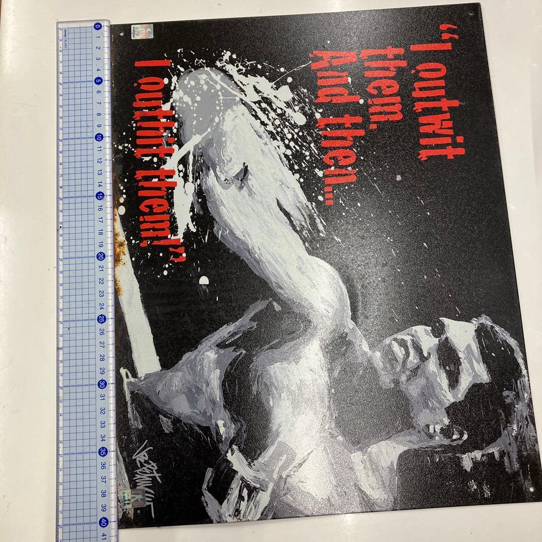 最終価格‼️売り切り‼️モハメドアリ　　ブリキの看板