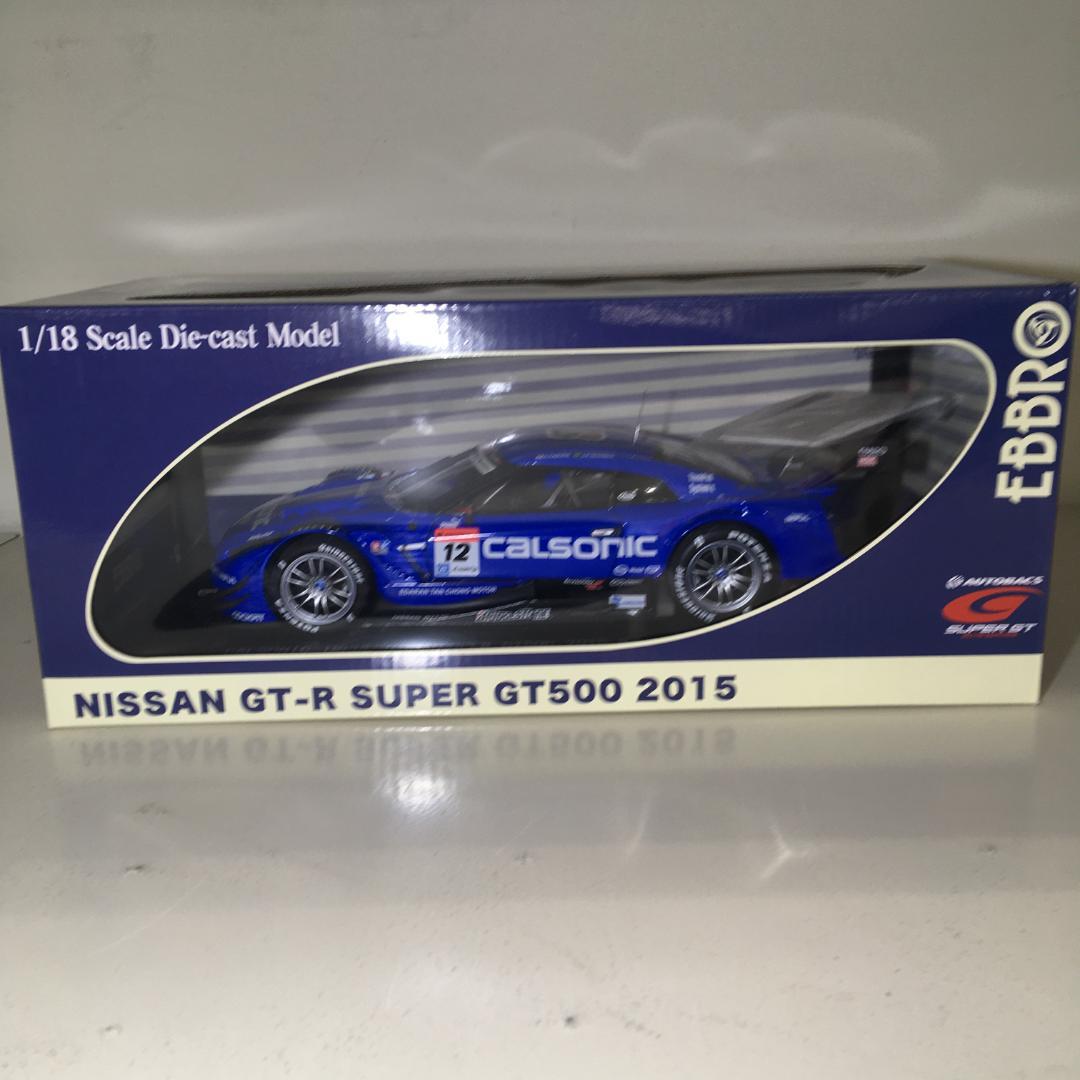 ミニカー Nissan GT-R Super GT500 2015 1/18 Ebbro