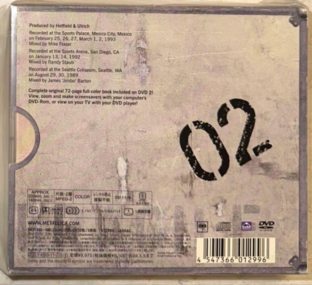 国内盤3CD＋2DVD！メタリカ/LIVE SHIT:BINGE & PURGE