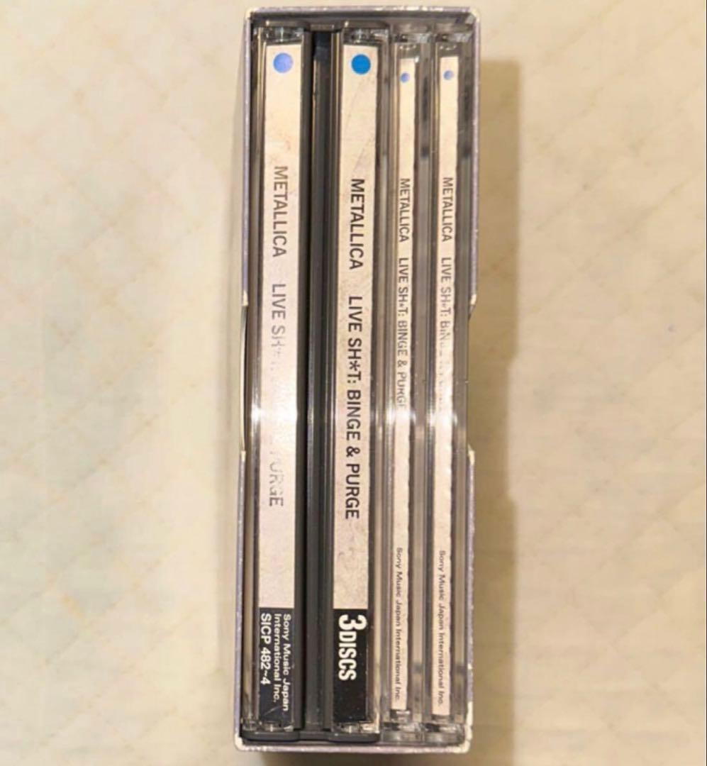 国内盤3CD＋2DVD！メタリカ/LIVE SHIT:BINGE & PURGE