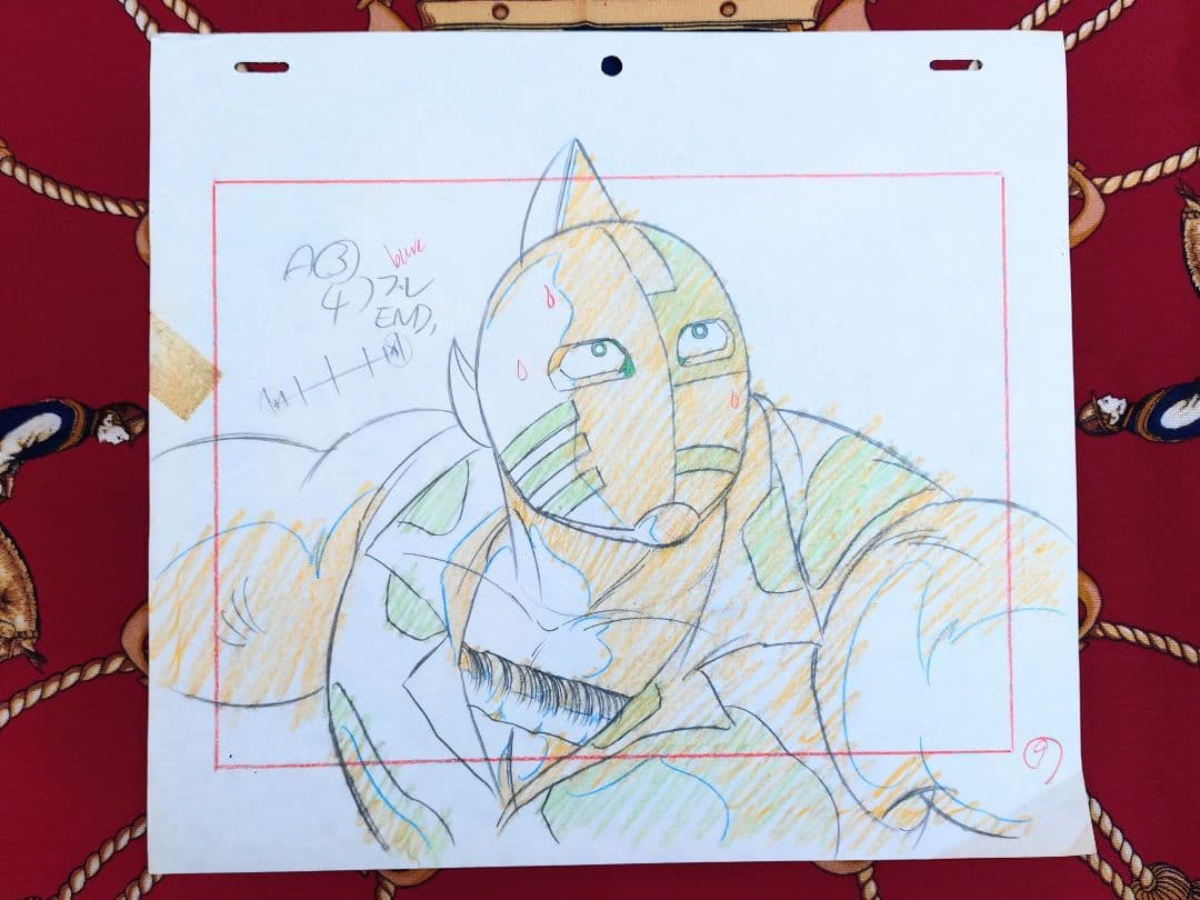 キン肉マン セル画 手描き 原画 ソルジャー 当時物